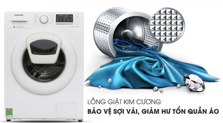 máy giặt samsung addwash inverter 10 kg ww10k44g0yw/sv