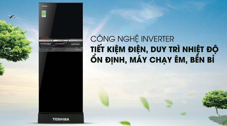 tủ lạnh toshiba inverter 194 lít gr-a25vm (ukg)