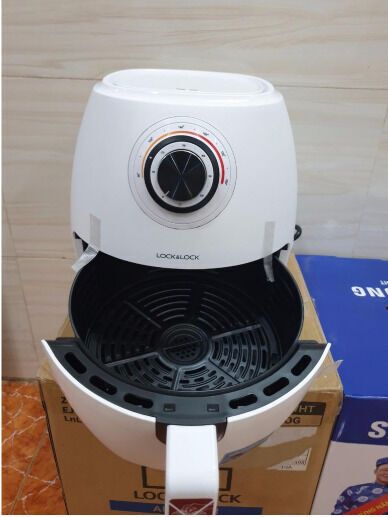 nồi chiên không dầu lock&lock ejf148, hàng chính hãng