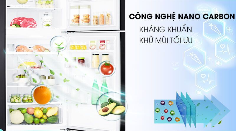 tủ lạnh lg inverter 393 lít gn-b422wb