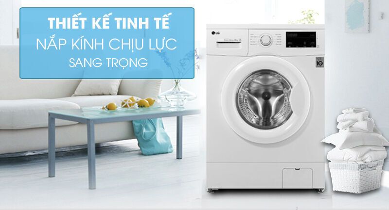 máy giặt lg inverter 8 kg fm1208n6w