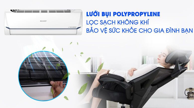 máy lạnh sharp inverter 1 hp ah-x9xew