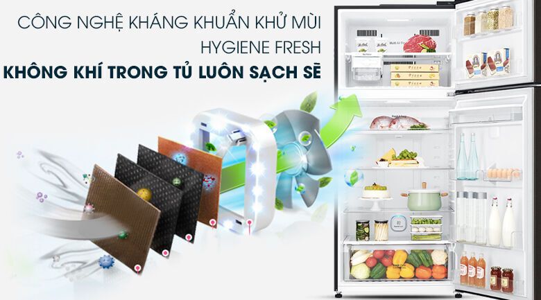 tủ lạnh lg inverter 478 lít gn-d602bl