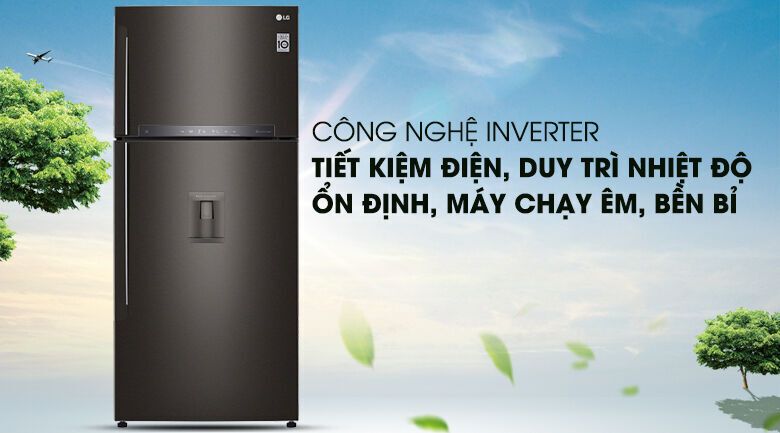 tủ lạnh lg inverter 478 lít gn-d602bl