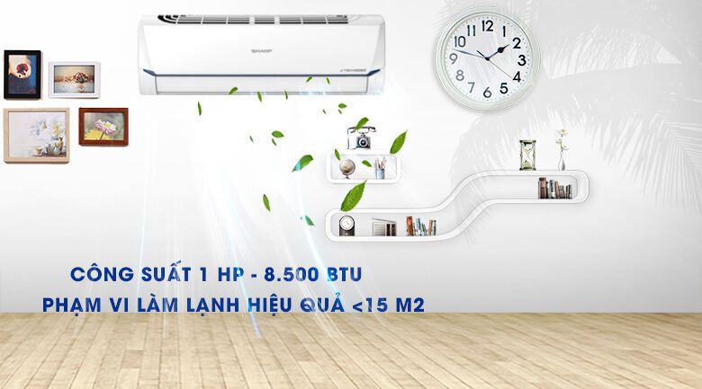 máy lạnh sharp inverter 1 hp ah-x9xew