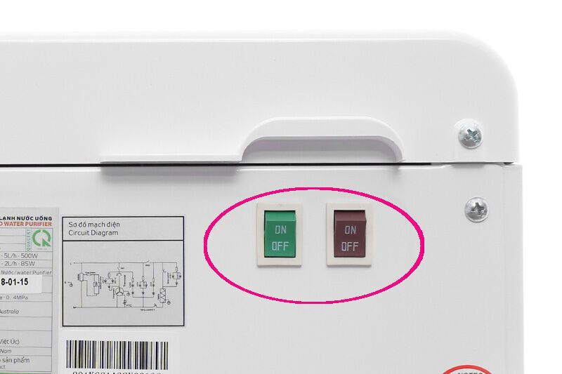 máy lọc nước ro nóng lạnh kangaroo kg61a3 5 lõi