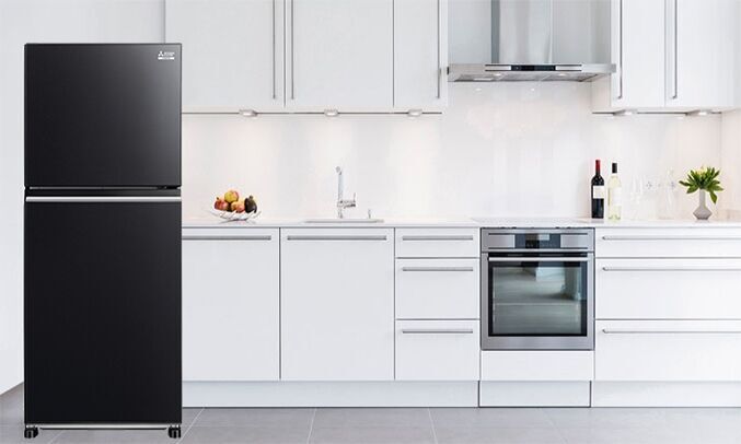 tủ lạnh mitsubishi electric inverter 376 lít mr-fx47en-gbk-v