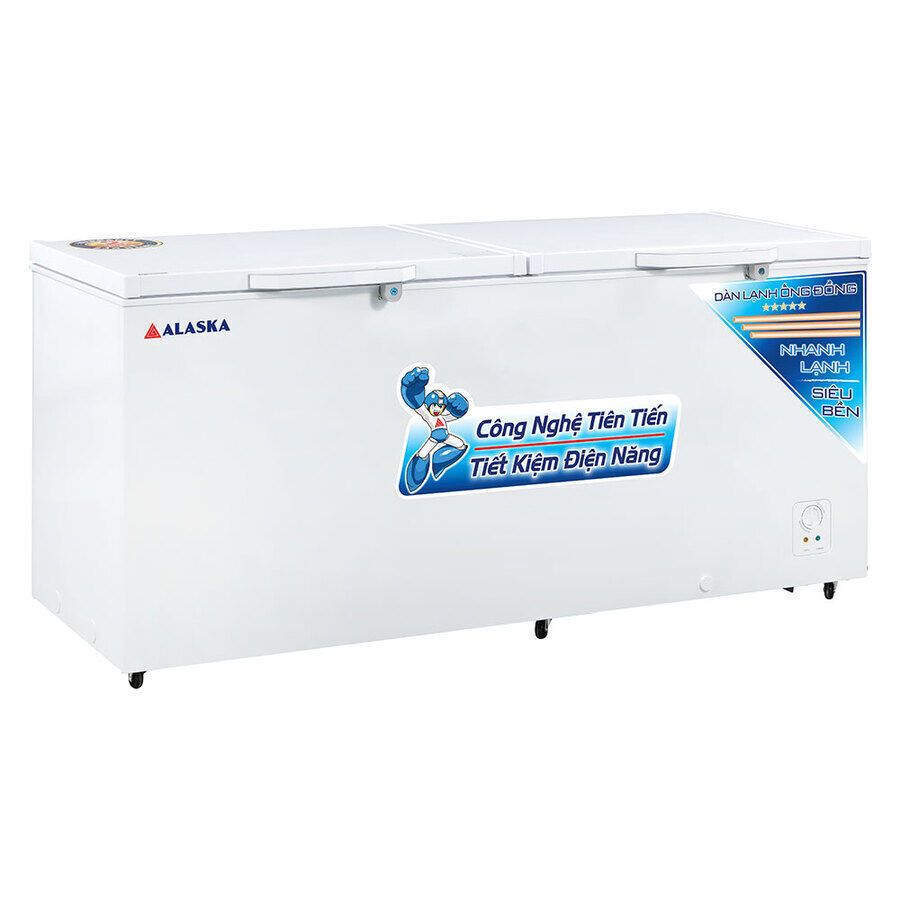 tủ đông alaska hb-1200c 1200l 1 ngăn đông dàn đồng