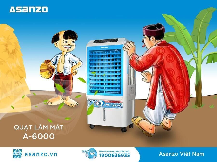 máy làm mát không khí asanzo a-6000