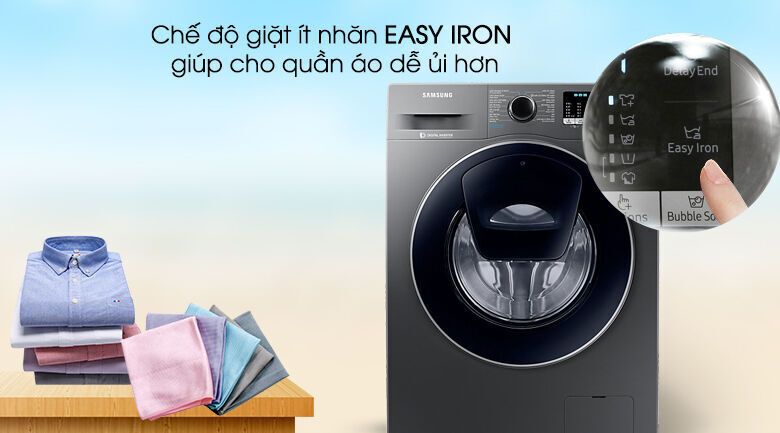 máy giặt samsung addwash inverter 8.5 kg ww85k54e0ux/sv