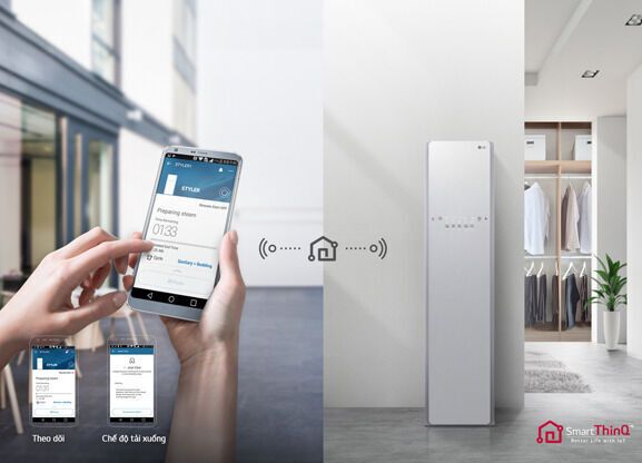 tủ chăm sóc quần áo thông minh lg s3wf