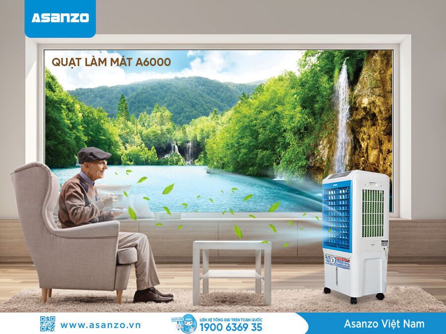 máy làm mát không khí asanzo a-6000