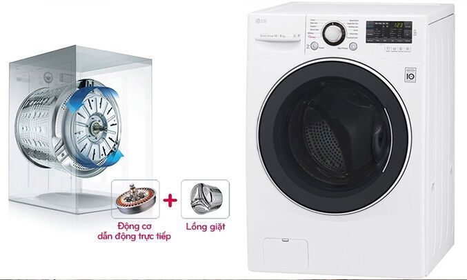 máy giặt lg f2514dtgw 14kg