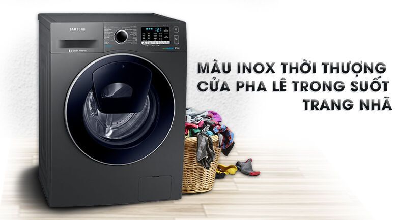 máy giặt samsung addwash inverter 8.5 kg ww85k54e0ux/sv