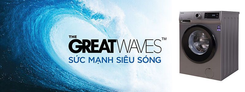 máy giặt toshiba inverter 9.5 kg tw-bk105s3v (sk)