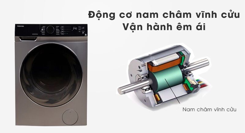 máy giặt sấy toshiba inverter 11 kg twd-bj120m4v(sk)