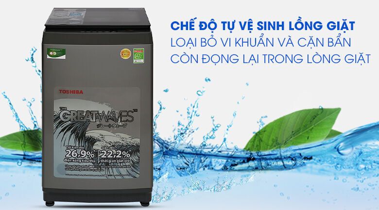 máy giặt toshiba 9 kg aw-k1005fv(sg)