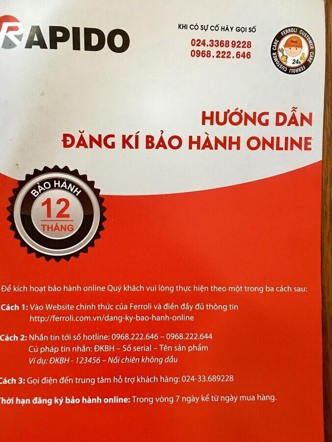 nồi chiên không dầu rapido raf6.5d (điều khiển điện tử) - raf6.5d