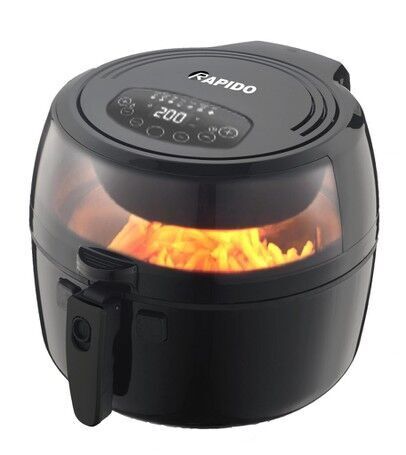 nồi chiên không dầu rapido raf6.5d (điều khiển điện tử) - raf6.5d