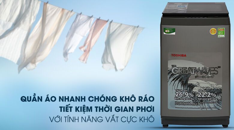 máy giặt toshiba 9 kg aw-k1005fv(sg)