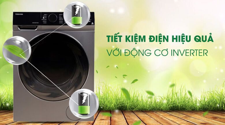 máy giặt sấy toshiba inverter 11 kg twd-bj120m4v(sk)