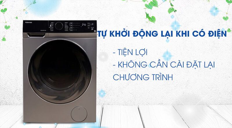 máy giặt sấy toshiba inverter 11 kg twd-bj120m4v(sk)