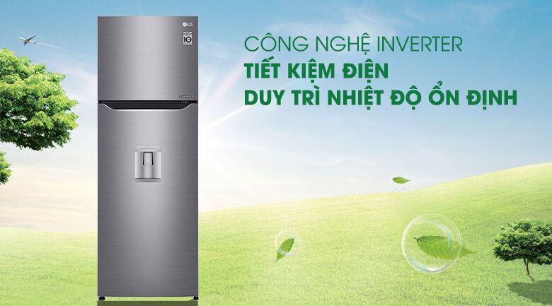 tủ lạnh lg inverter 255 lít gn-d255ps