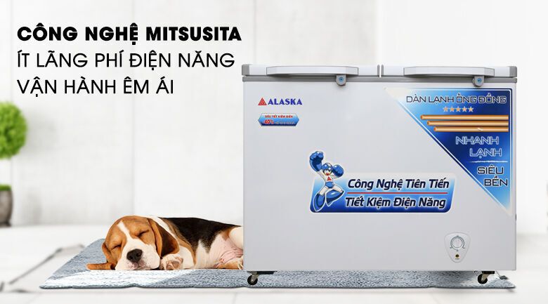 tủ đông alaska 350 lít bcd-3568c
