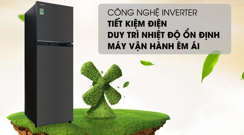 tủ lạnh toshiba inverter 253 lít gr-b31vu sk