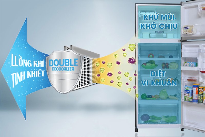 tủ lạnh toshiba 409 lít gr-tg46vpdz (xk1)