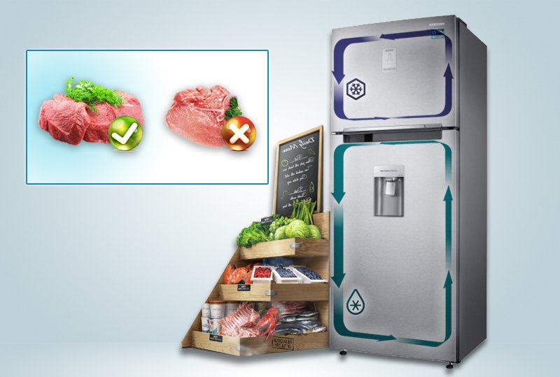 tủ lạnh samsung 442 lít rt43k6631sl/sv