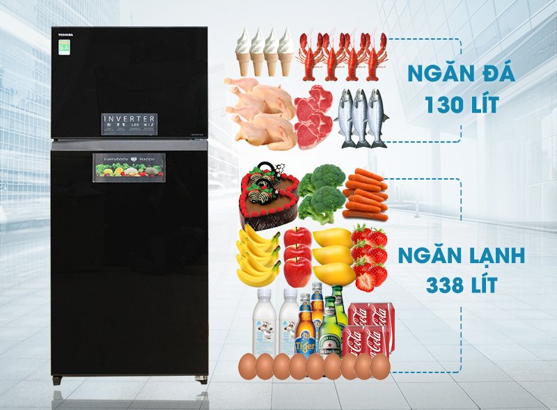 tủ lạnh toshiba 468 lít gr-hg52vdz xk