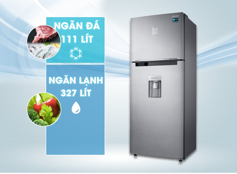 tủ lạnh samsung 442 lít rt43k6631sl/sv