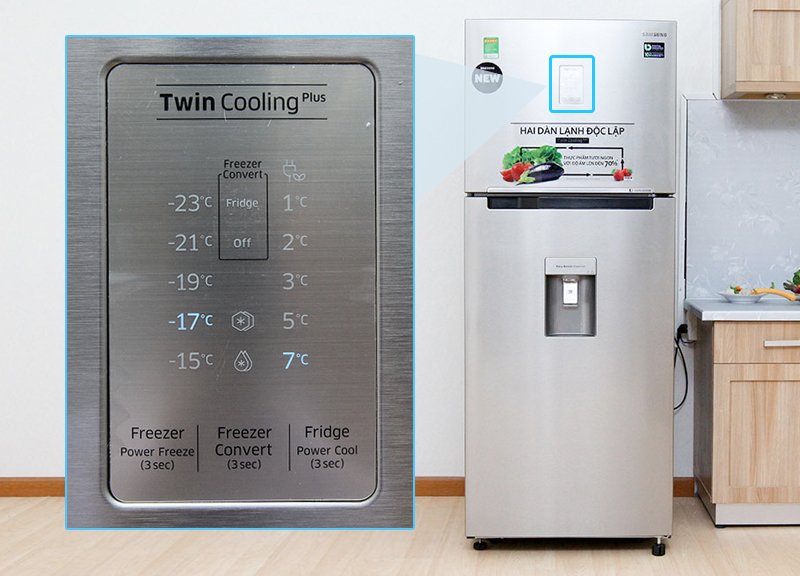 tủ lạnh samsung 442 lít rt43k6631sl/sv