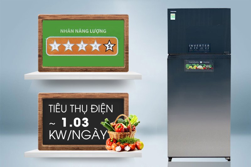 tủ lạnh toshiba 505 lít gr-hg55vdz gg
