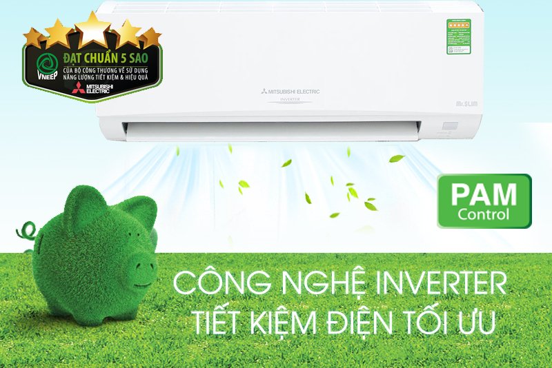 máy lạnh mitsubishi electric inverter 1 hp msy-gh10va