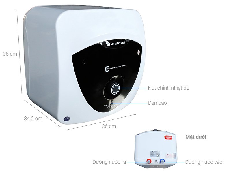 máy nước nóng ariston an 15 lux fe 15 lít