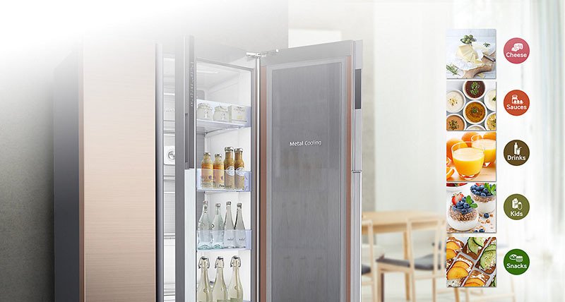 tủ lạnh samsung inveter 641 lít rh62k62377p/sv