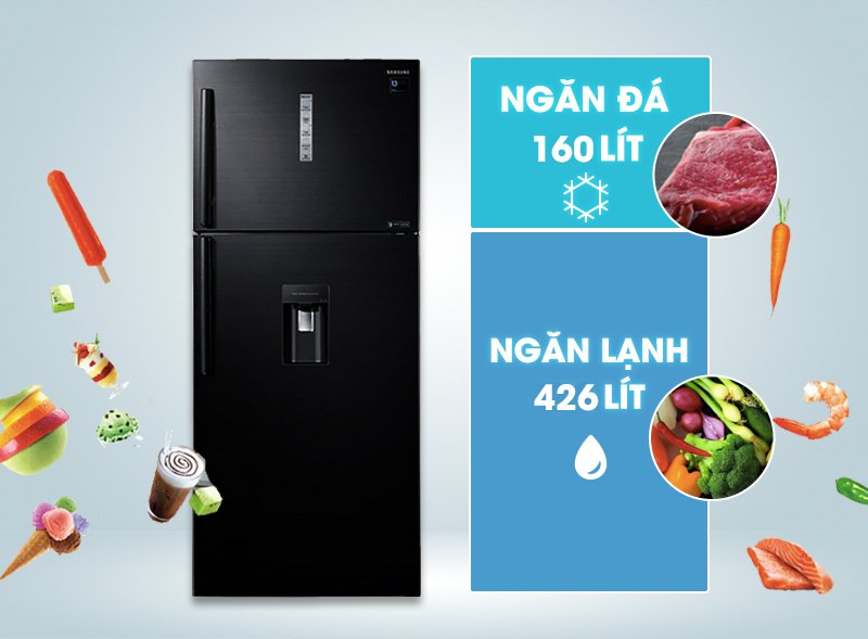 tủ lạnh samsung 586 lít rt58k7100bs/sv