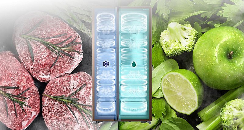 tủ lạnh samsung inveter 641 lít rh62k62377p/sv