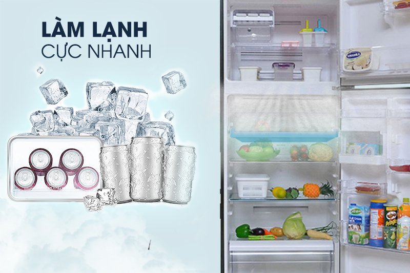 tủ lạnh toshiba 409 lít gr-tg46vpdz (xk1)