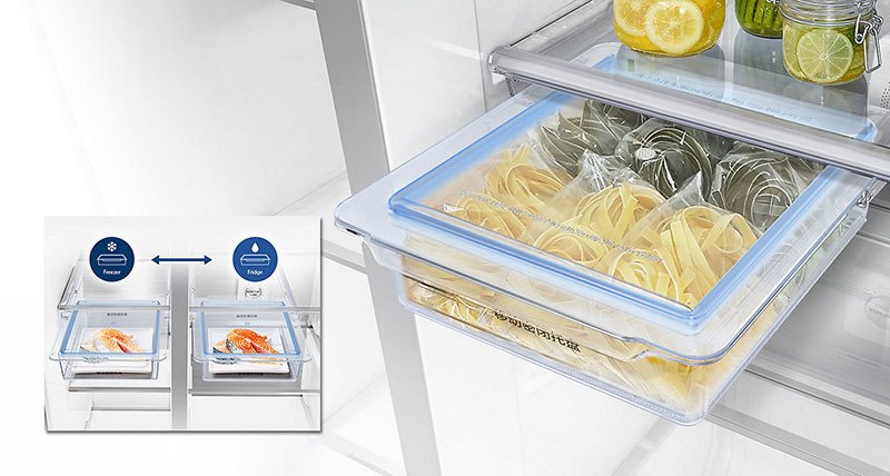 tủ lạnh samsung inverter 641 lít rs62k62277p/sv