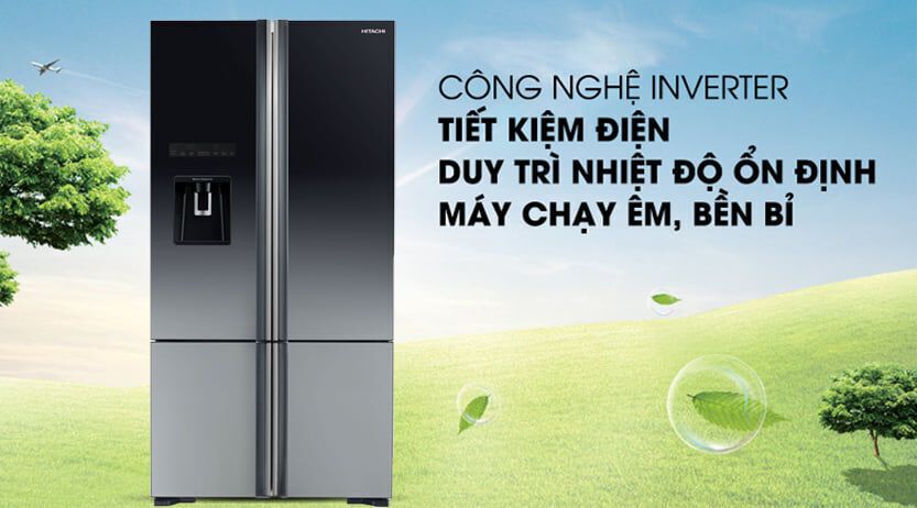 tủ lạnh hitachi r-fwb780pgv6x (xgr) 647 lít