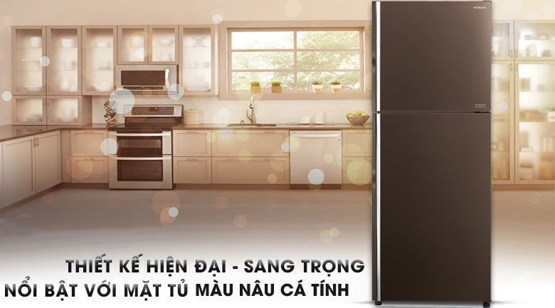 tủ lạnh hitachi inverter 406 lít r-fg510pgv8 gbw