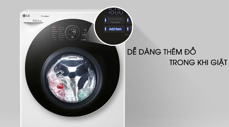 máy giặt sấy lg inverter 10.5 kg fg1405h3w1