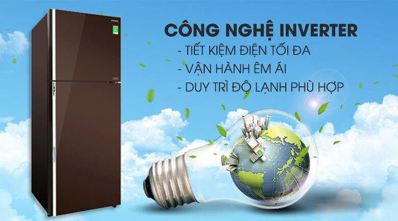 tủ lạnh hitachi inverter 366 lít r-fg480pgv8 gbw