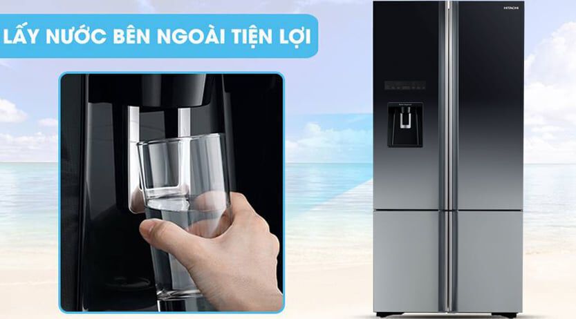 tủ lạnh hitachi r-fwb780pgv6x (xgr) 647 lít