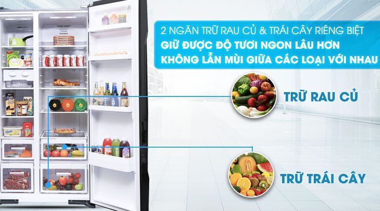 tủ lạnh hitachi r-s700pgv2 (600 lít 2 cửa)