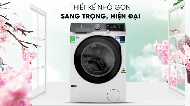 máy giặt sấy electrolux inverter 8 kg eww8023aewa