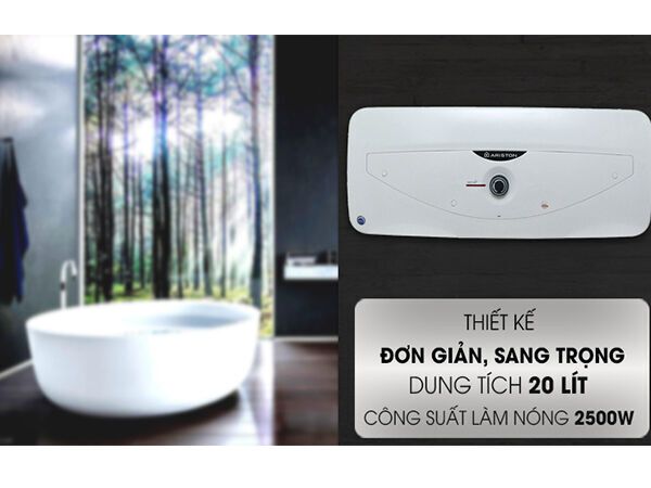 bình nóng lạnh ariston 20l blu 20 slim